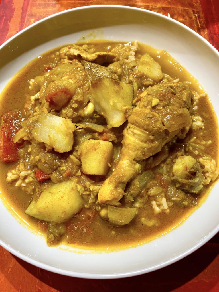 Malaysian Chicken Curry bowl