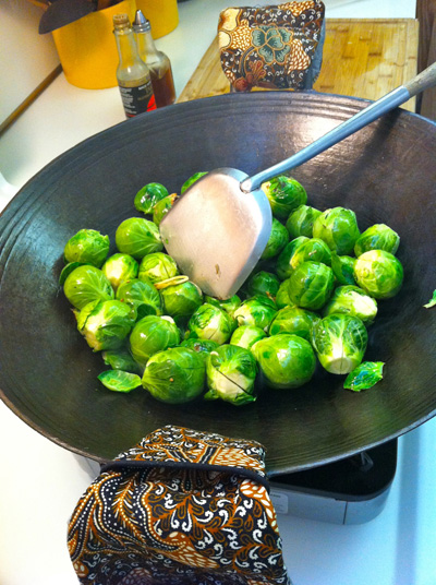 Brussels Sprouts Wok Star Eleanor Hoh